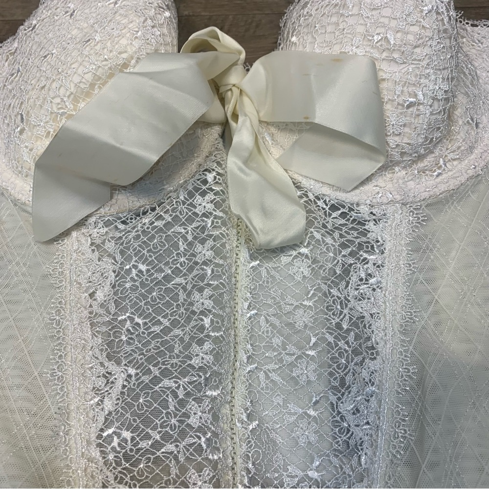 Cacique Sensual Underwired Lace Bow Basque Corset - Picture 5 of 13
